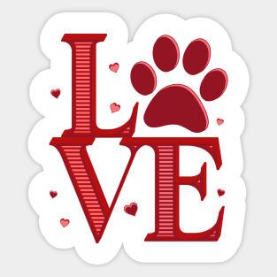 Love Pets Sticker